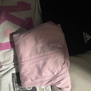 Adidas Black and Pink Apparel Set